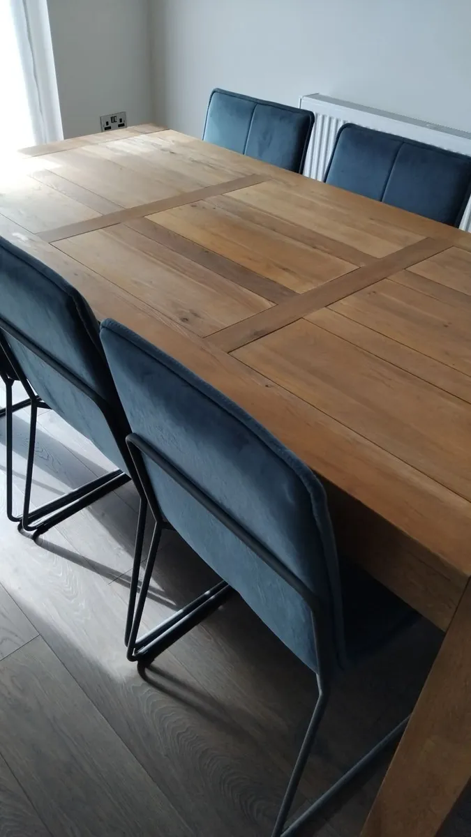 Kitchen Table Solid Wood - Image 2