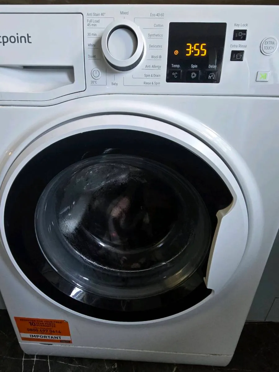 Hotpoint washing machine 9kg working perfect - Image 1