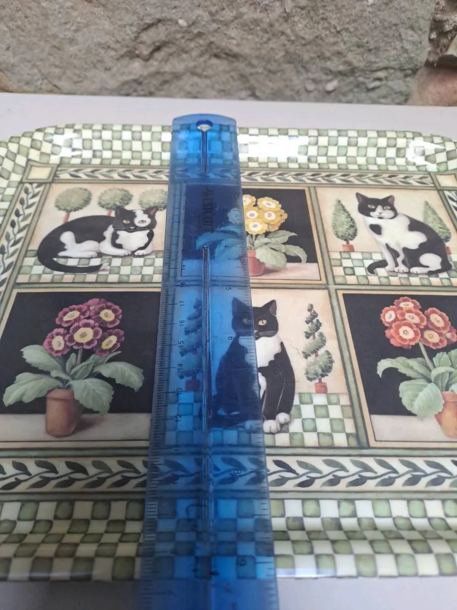 Wilcombe Topiary Cat Serving Tray - Image 4