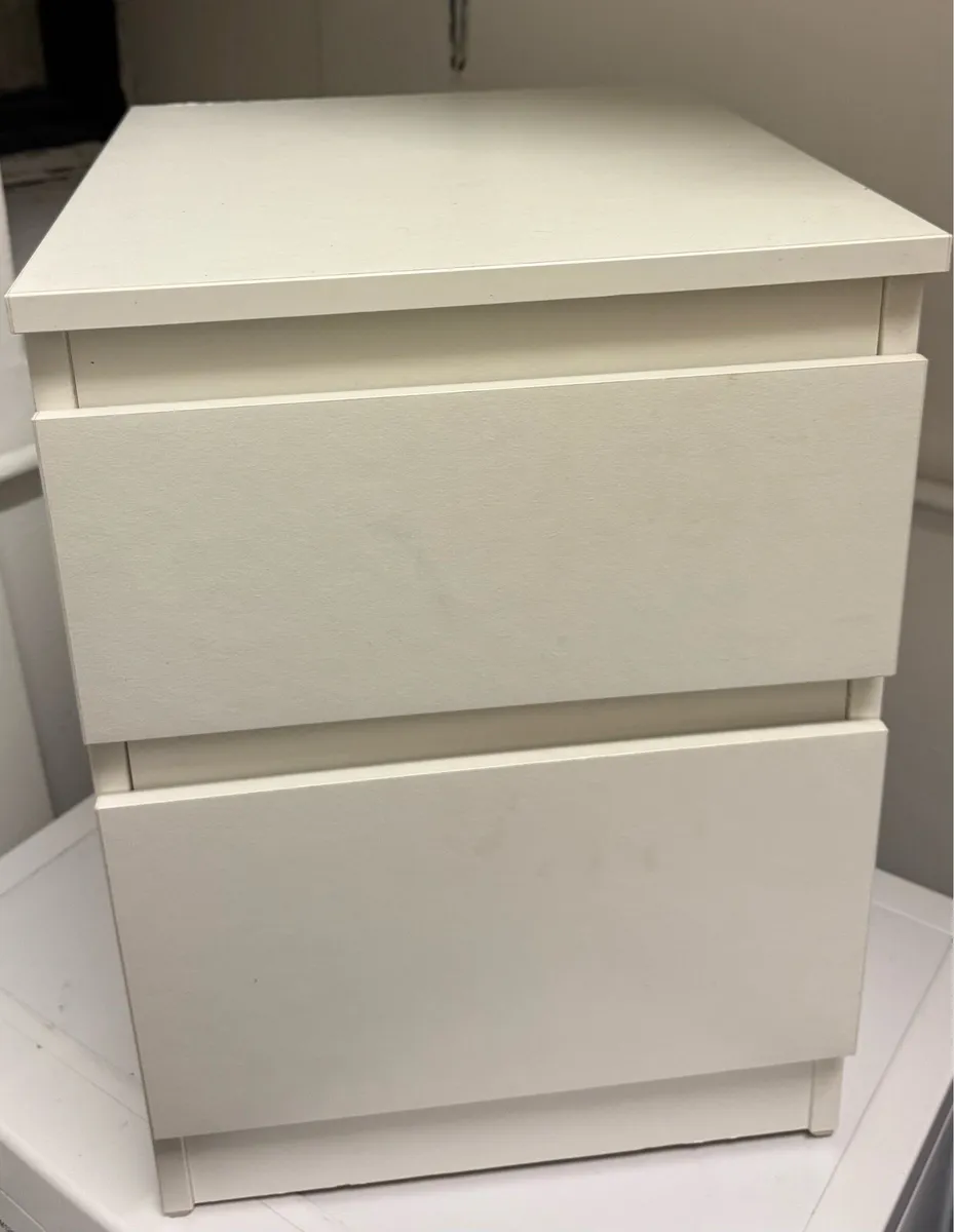 Bedside table white IKEA - Image 3