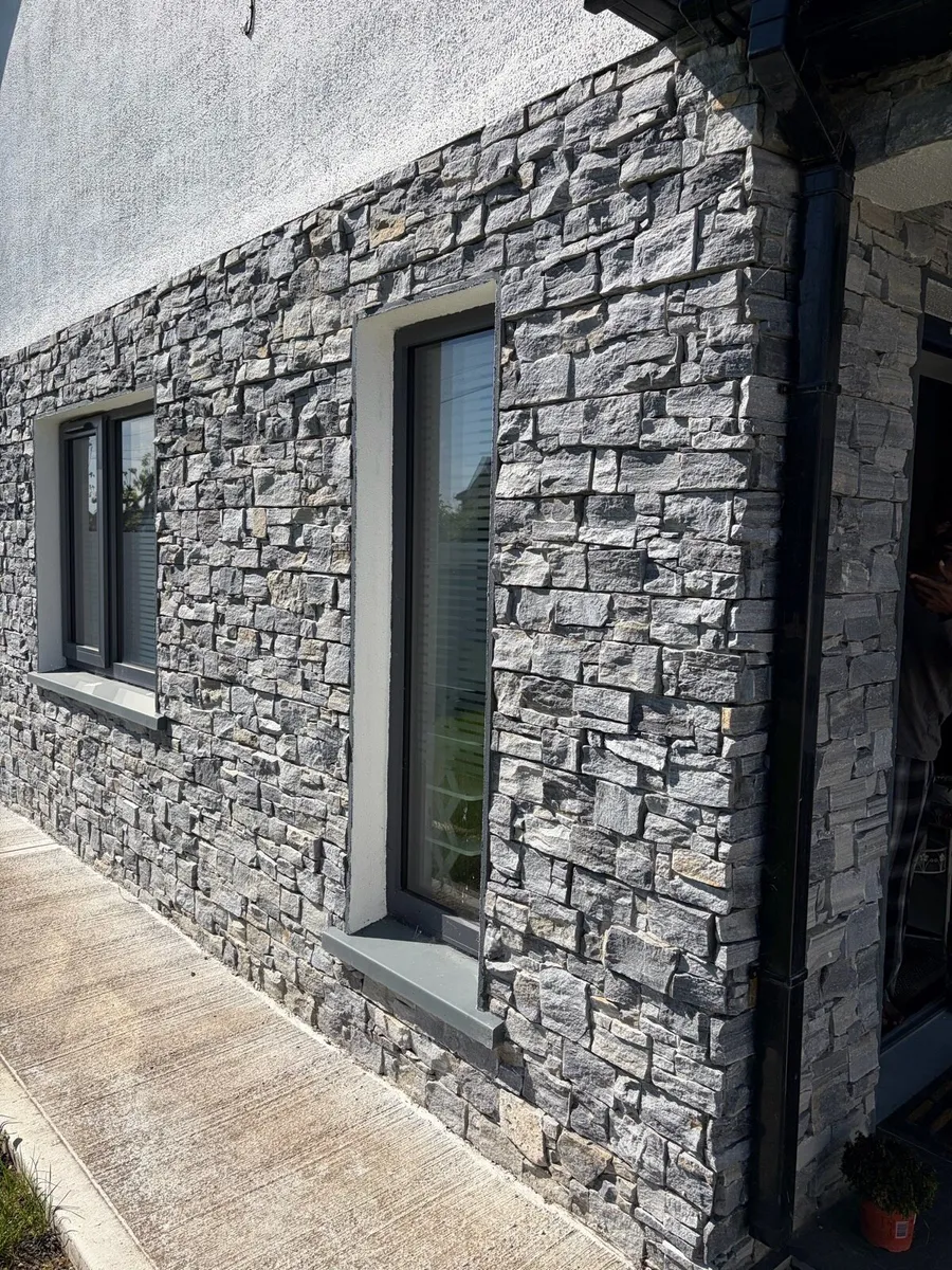 Blue quartz natural stone cladding - Image 2