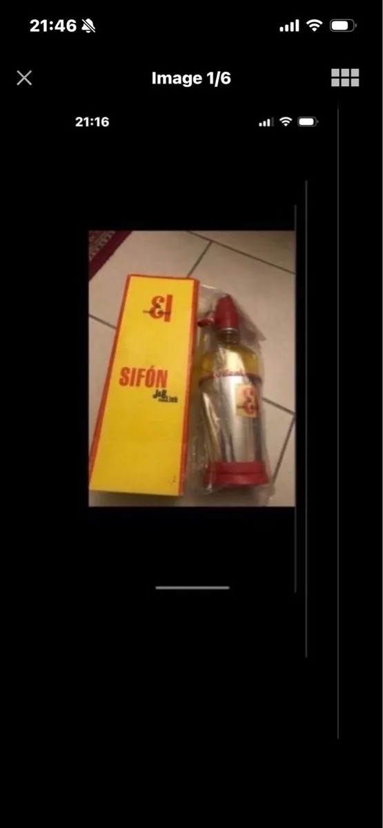 Rare J & B Bar Siphon - Image 1