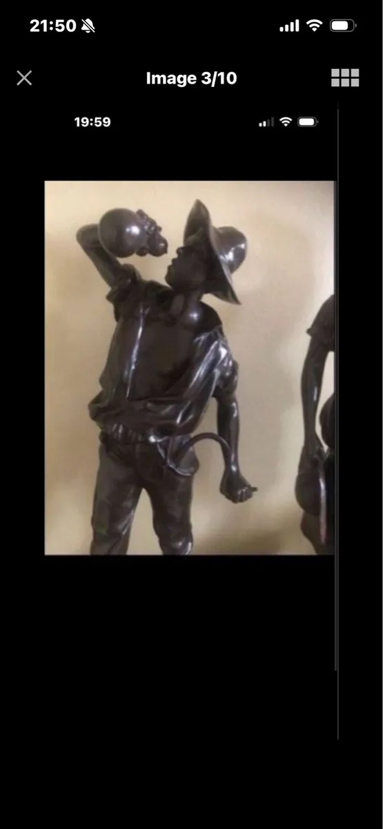 Antique Bronze Statues - Image 3