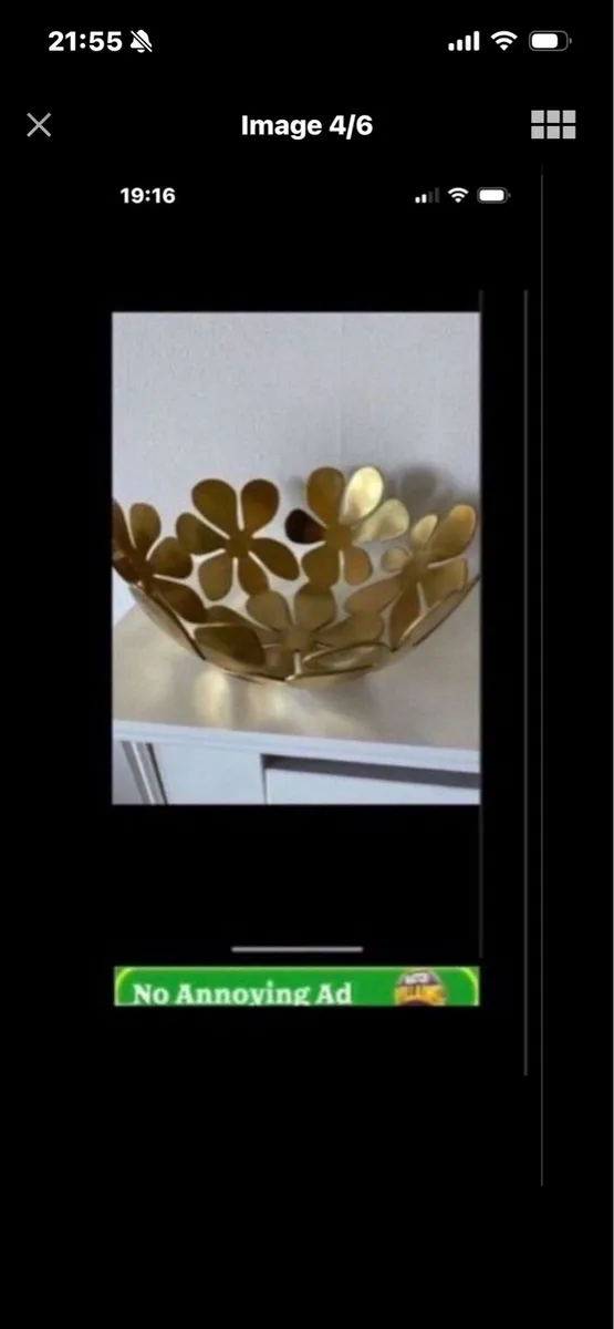 Vintage Brass Fruit Bowl - Image 4