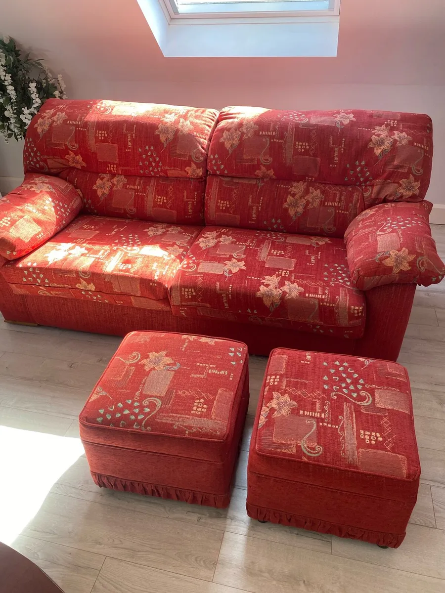 Great condition sofa set for sale - Image 1