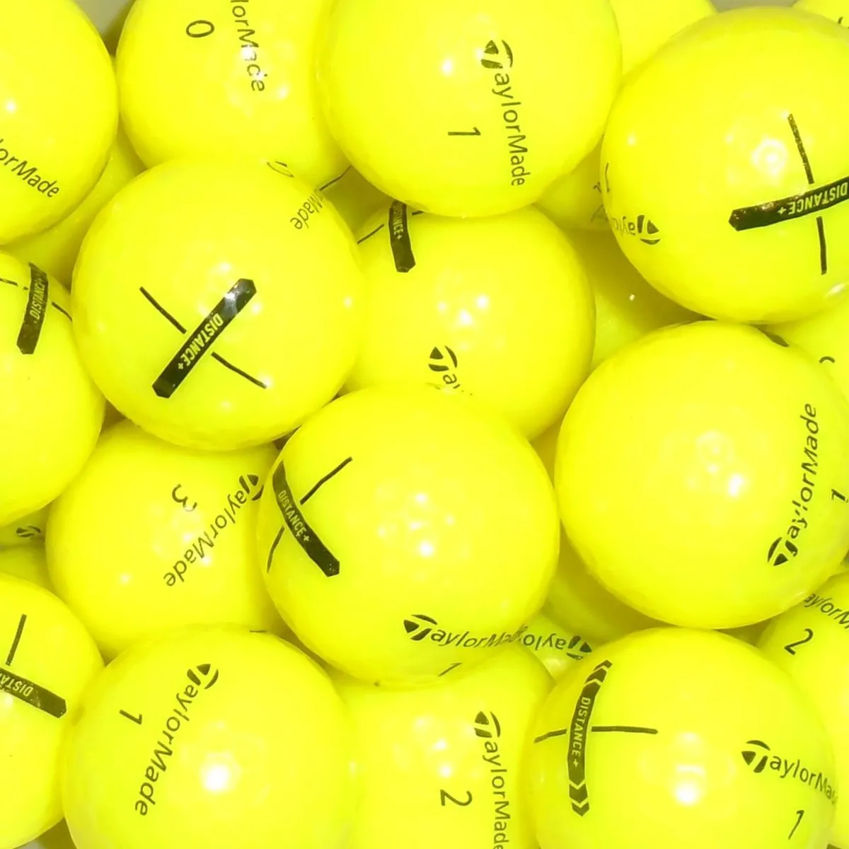 Taylormade Distance Yellow Lake Golf Balls - 40