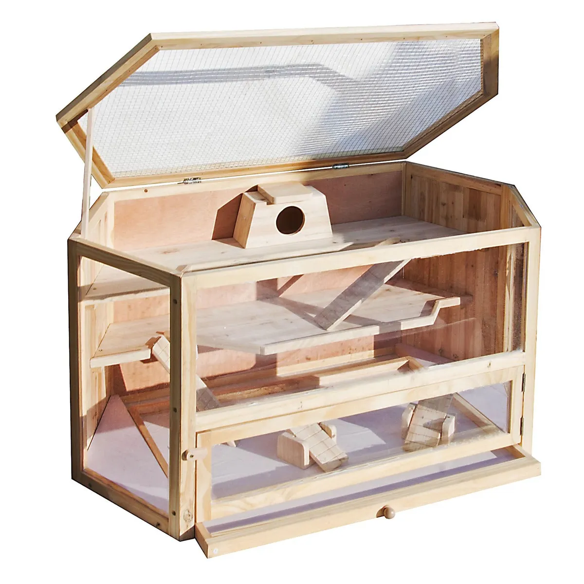 Wodden Hamster Cage Mouse Rodent Rat ... Free Deli - Image 1
