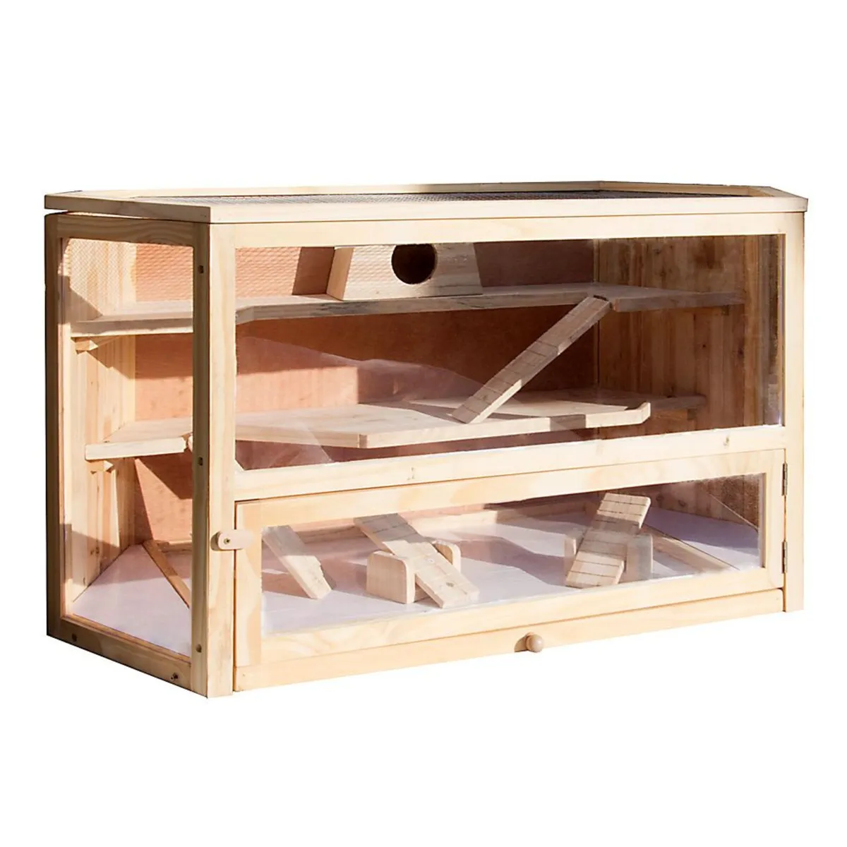 Wodden Hamster Cage Mouse Rodent Rat ... Free Deli - Image 4