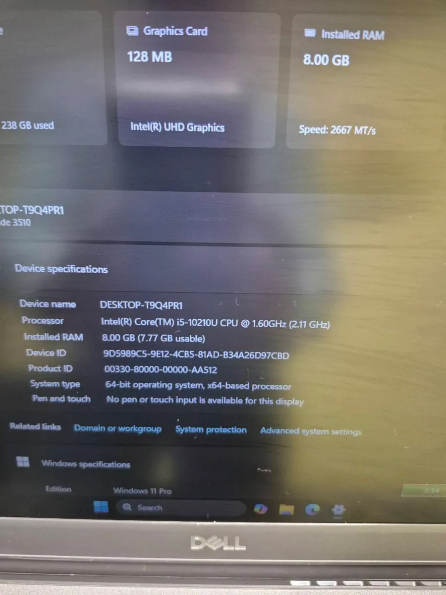 Dell Latitude 3510,i5 10th gen,8gb,256ssd,win11 - Image 4