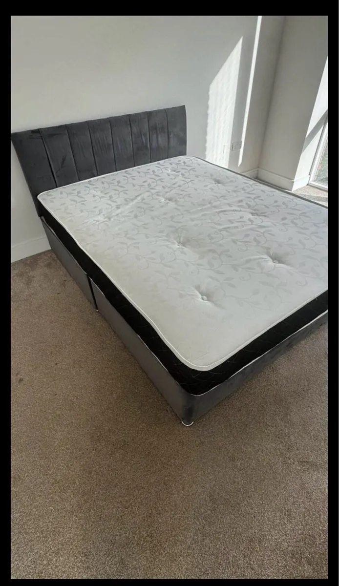 King bed + mattress for sale ( collection) - Image 1