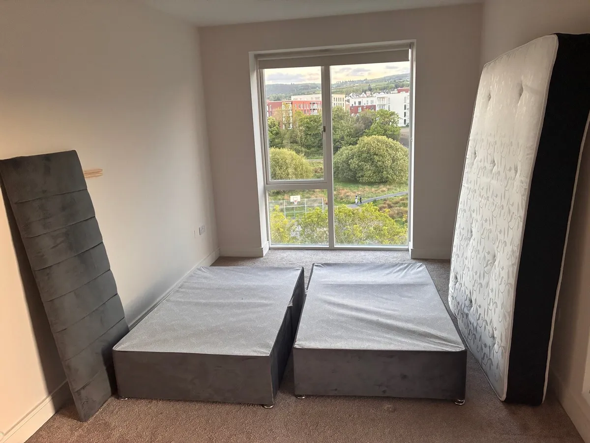 King bed + mattress for sale ( collection) - Image 2