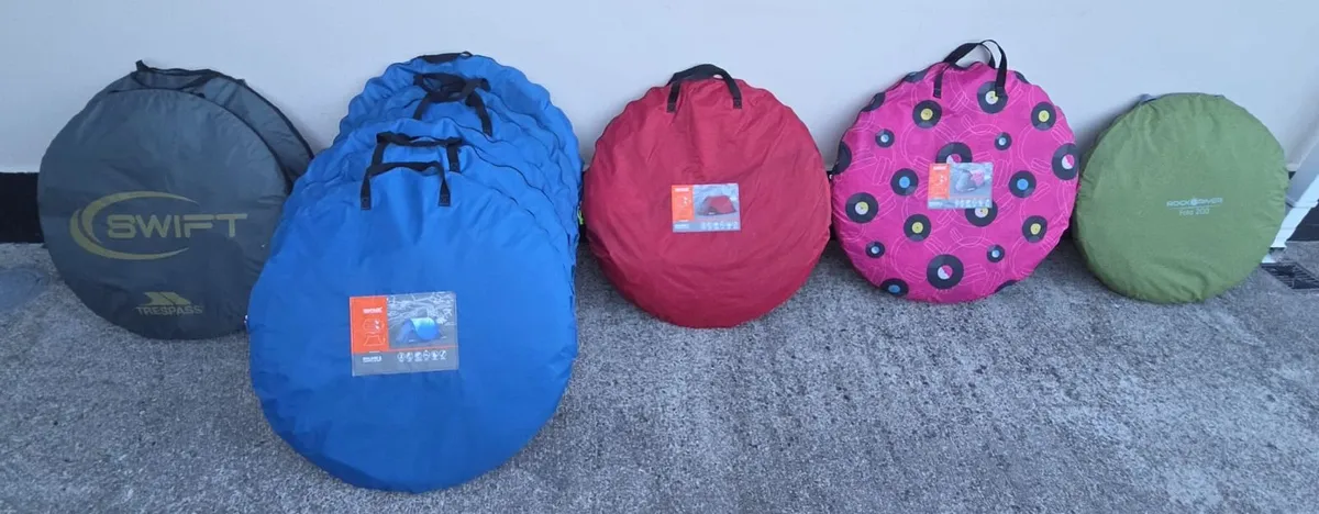 2 Man Pop Up Tents - Image 1