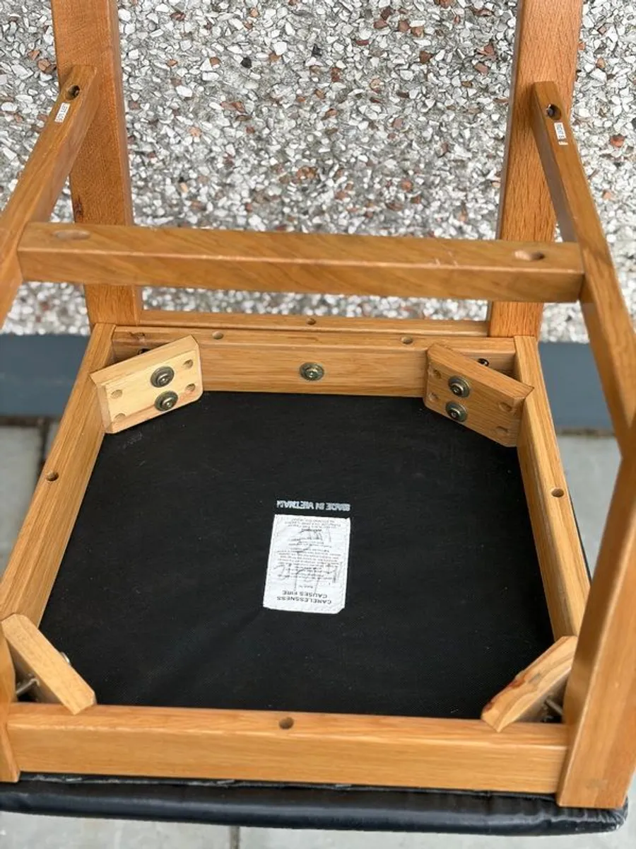 6 x used kitchen/dining chairs for sale - Image 4
