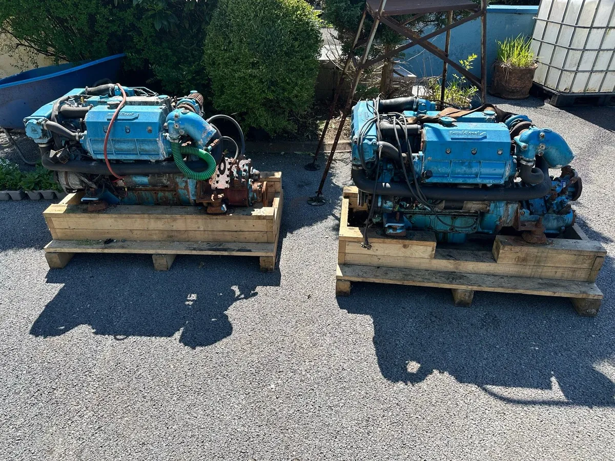 A pair of Nanni 115 turbo diesels - Image 1