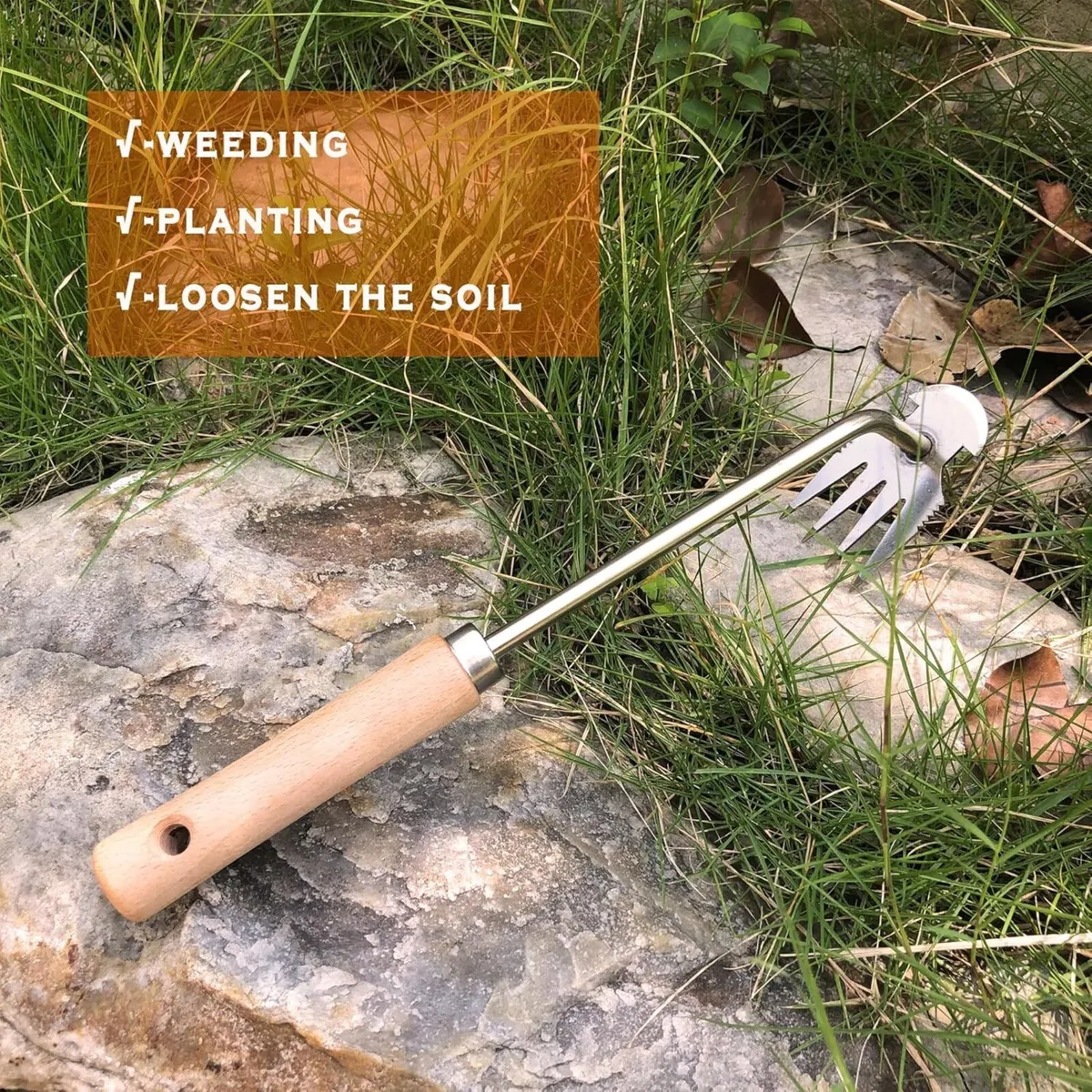 Four Claw Hand Weed Puller - Image 3
