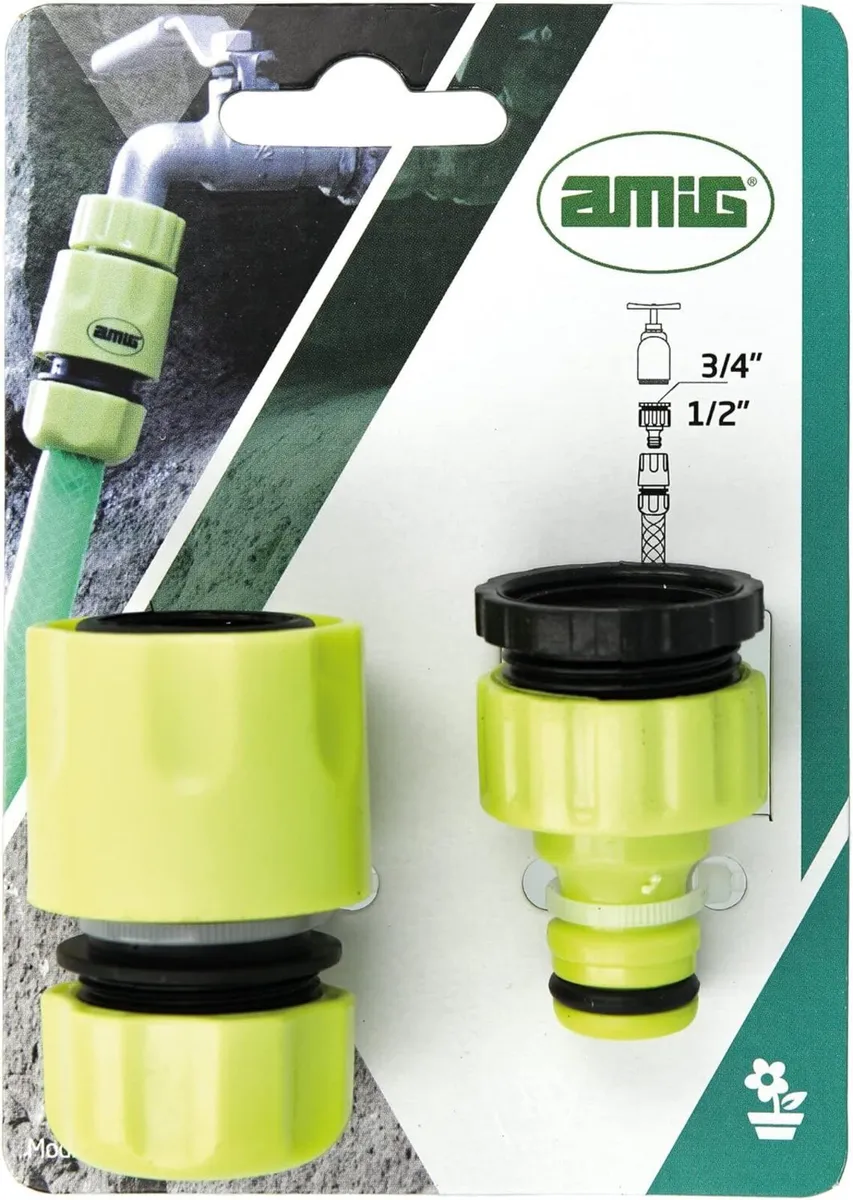 Garden Hose Connector Adapter Kit - Image 3