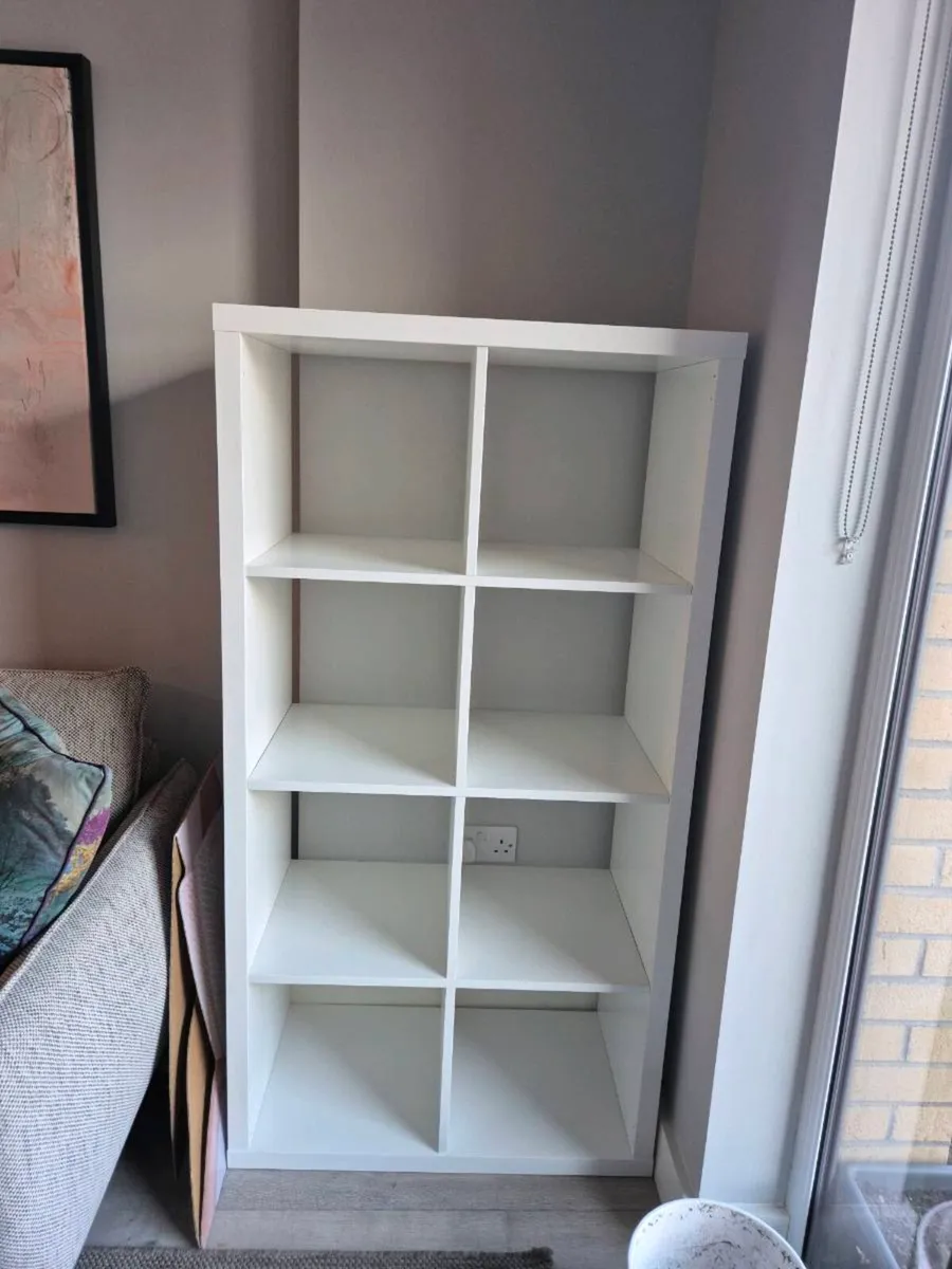 IKEA KALLAX 8 Cube Unit White - Image 1
