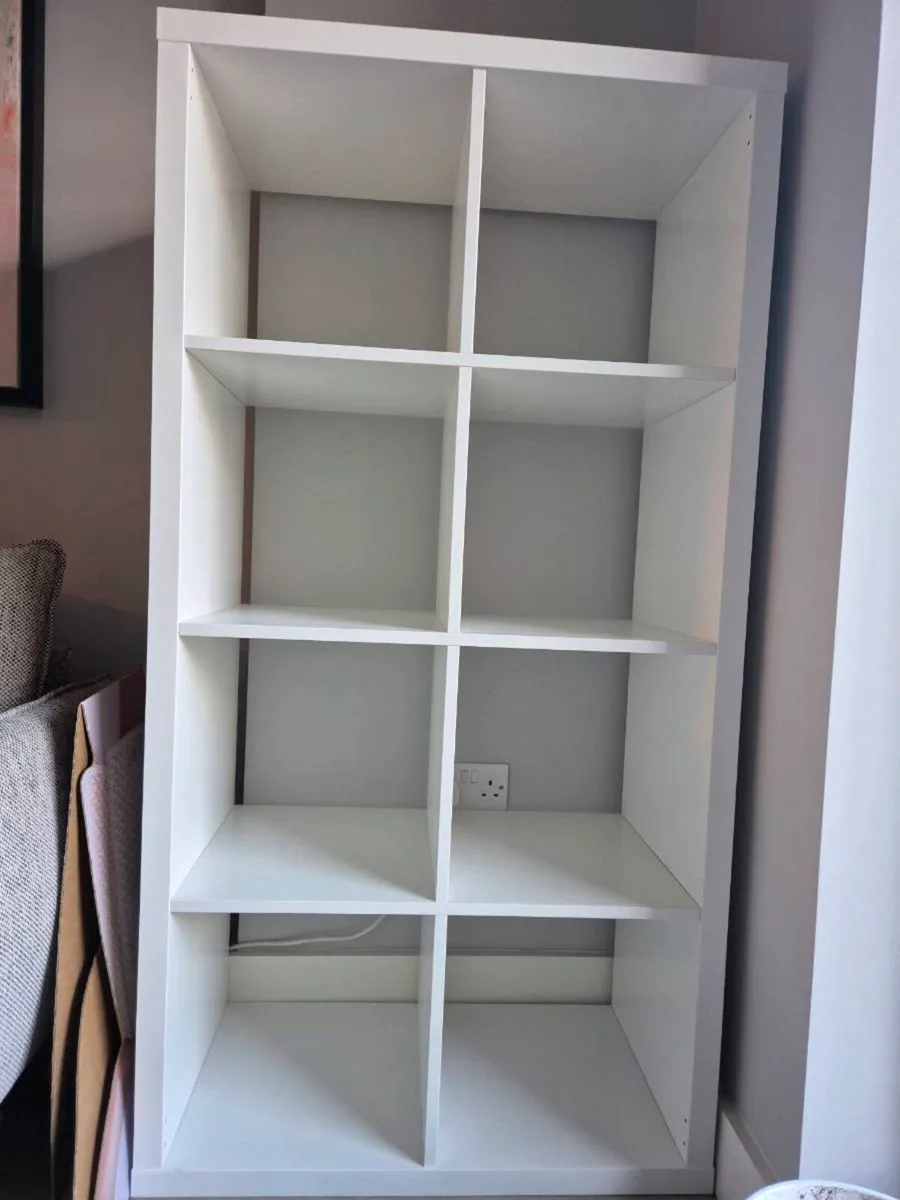 IKEA KALLAX 8 Cube Unit White - Image 2