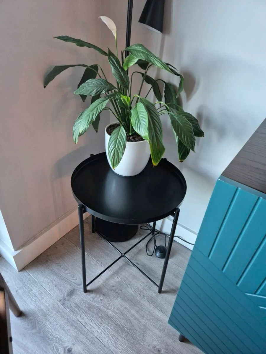 IKEA Black Metal Side Table - Image 1