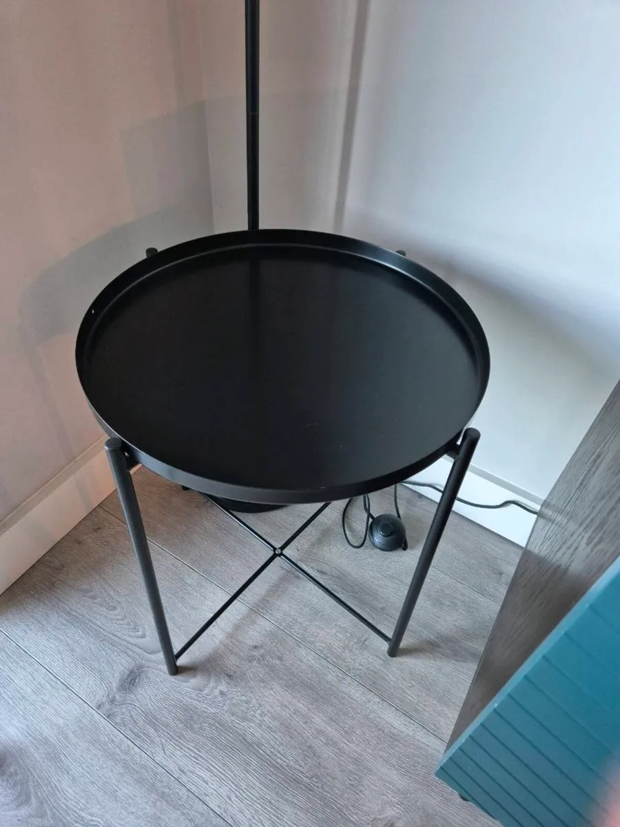 IKEA Black Metal Side Table - Image 2