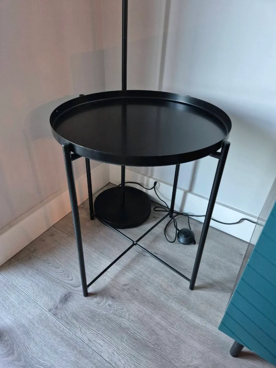 IKEA Black Metal Side Table - Image 3