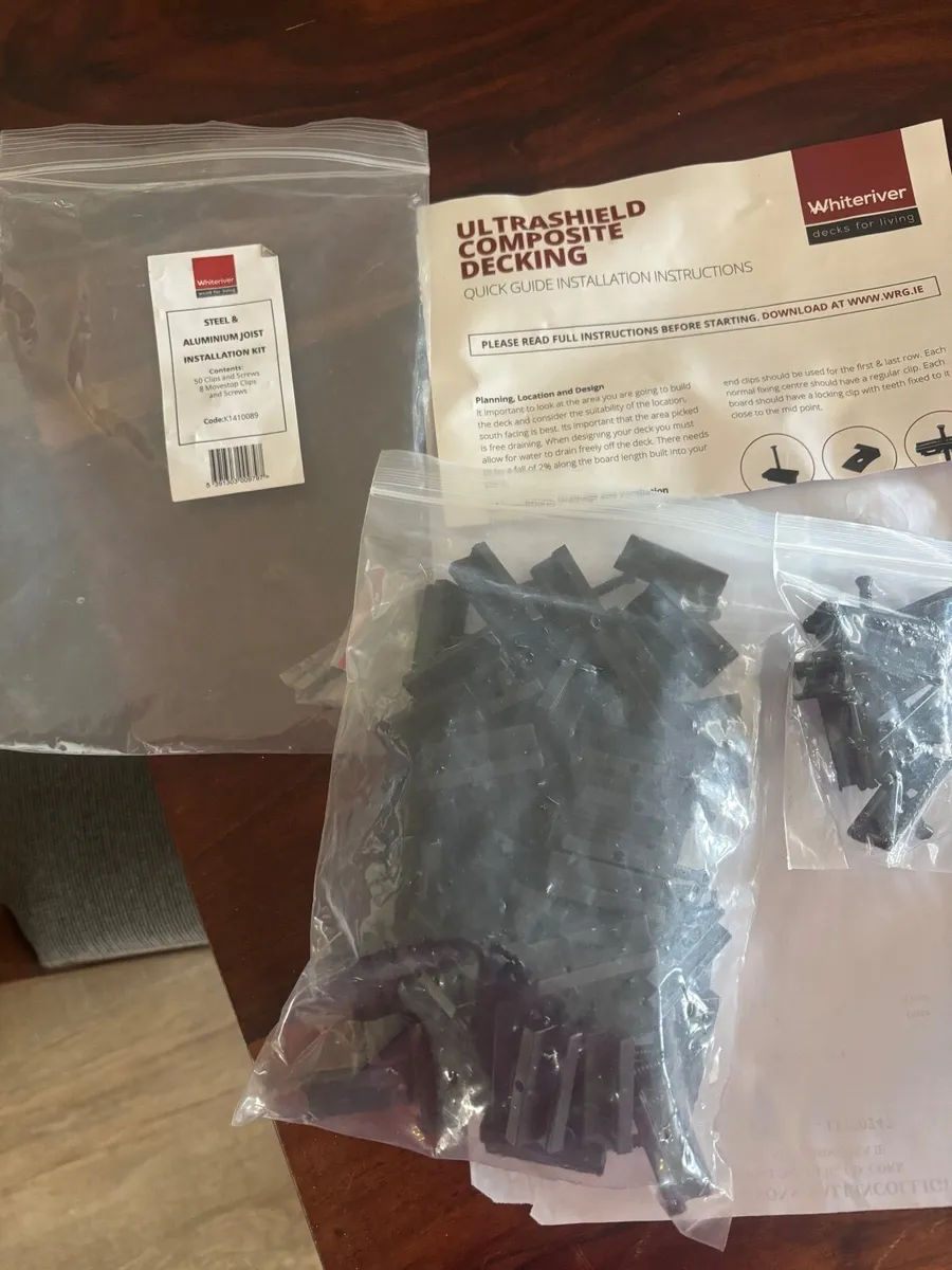 Composite decking installation kit