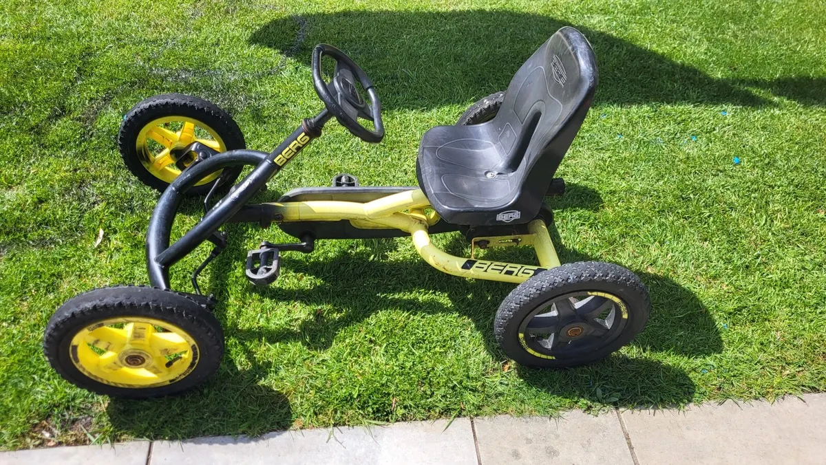 Berg buddy yellow go kart - Image 1