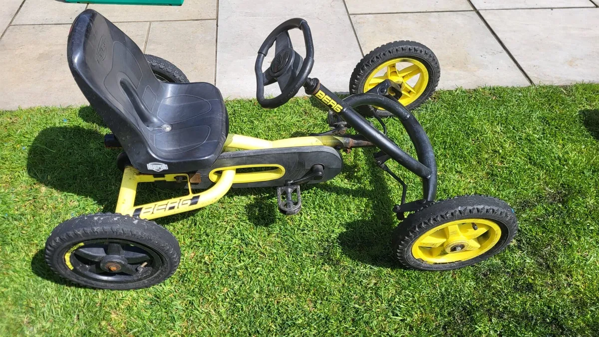 Berg buddy yellow go kart - Image 3
