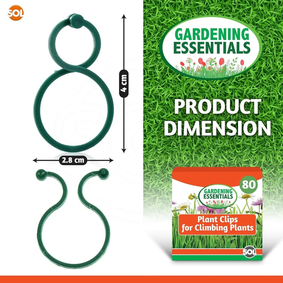 80 Climbing Plant Clips - Image 2