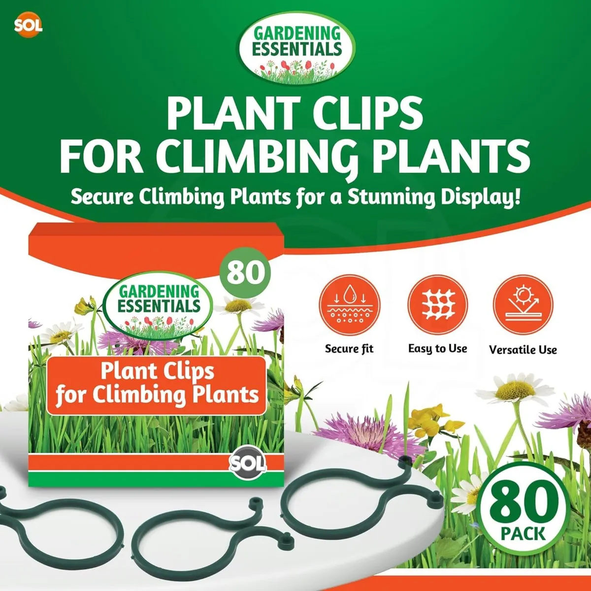 80 Climbing Plant Clips - Image 3