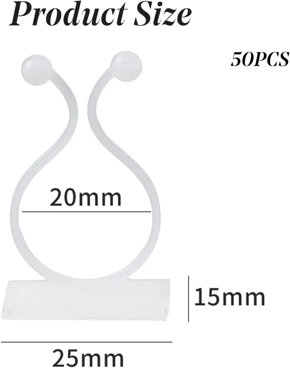 Self Adhesive Plant Wall Clips - Image 2
