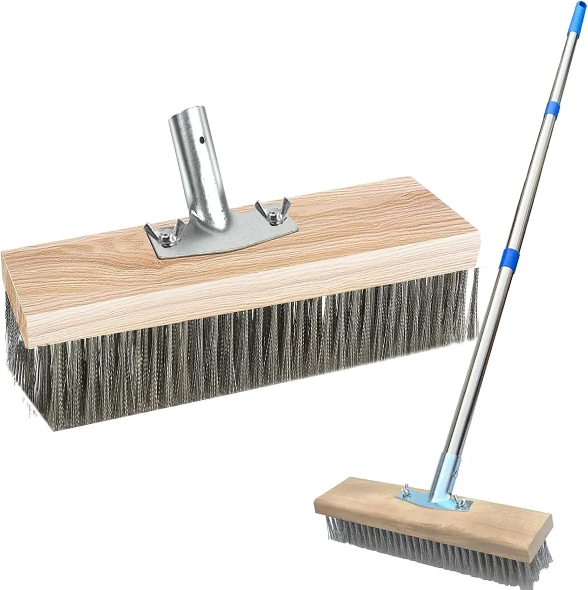 Telescopic Wire Patio Brush - Image 1