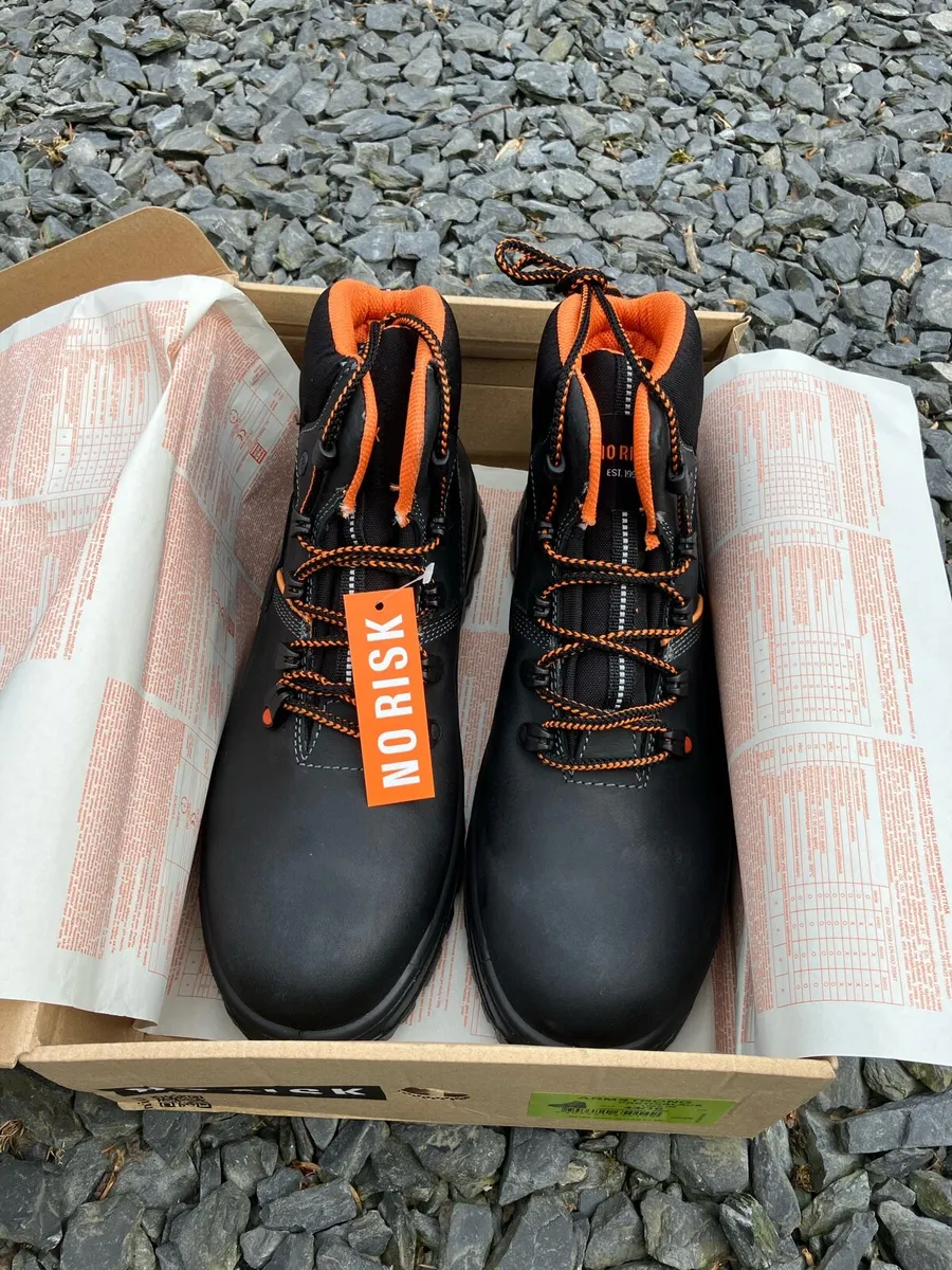 No Risk Safety Boots (New) - Image 1