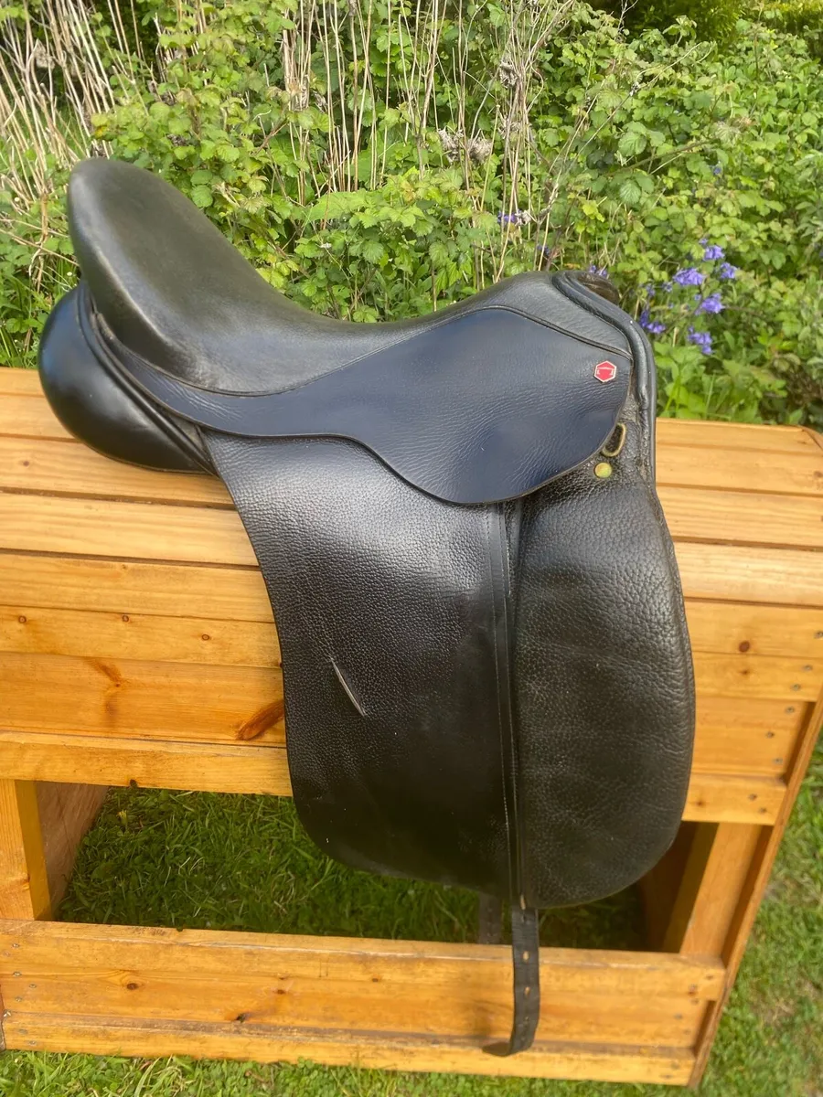 Albion dressage saddle 17.5 medium wide - Image 2