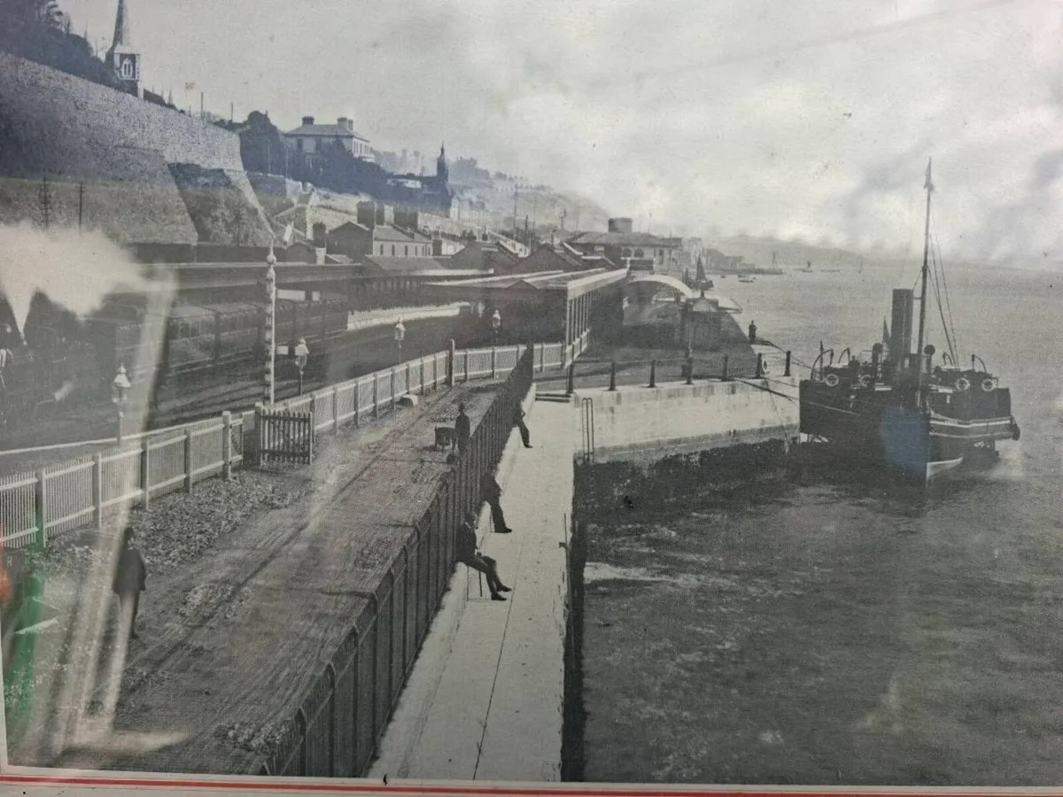 Old framed picture of Cobh (c1900) - Image 2