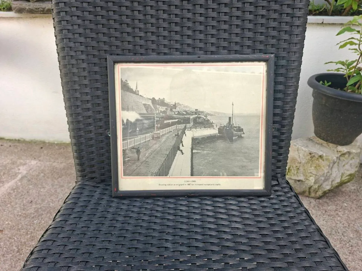 Old framed picture of Cobh (c1900) - Image 3