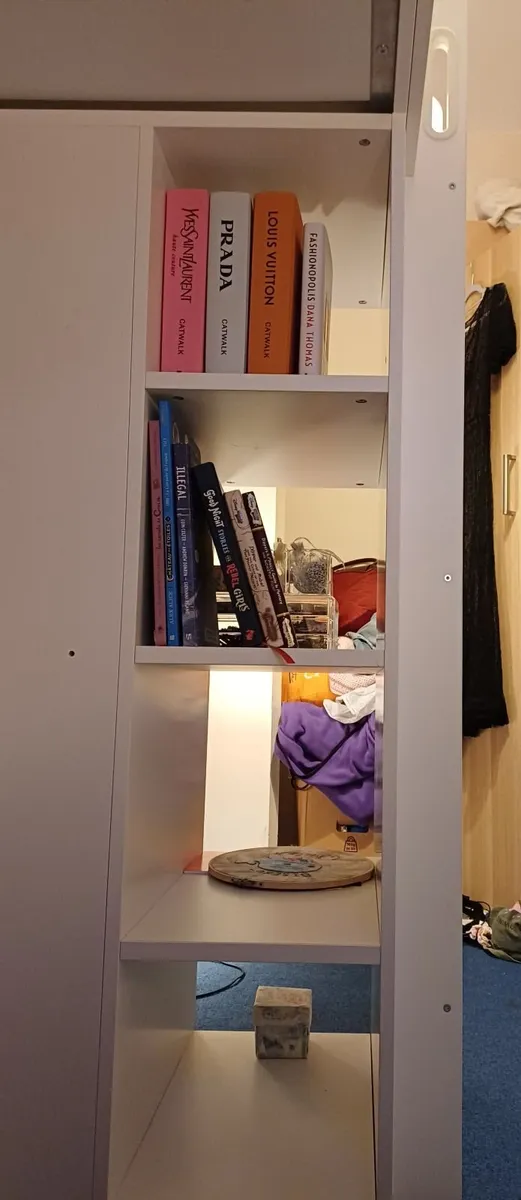 Loft bed with integrated wardrobe, shelves & drawe - Image 2
