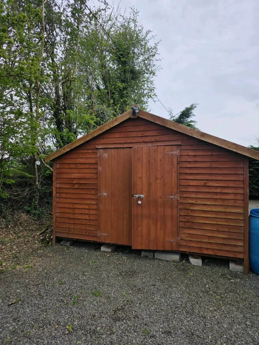12 x 12 wooden shed. - Image 1