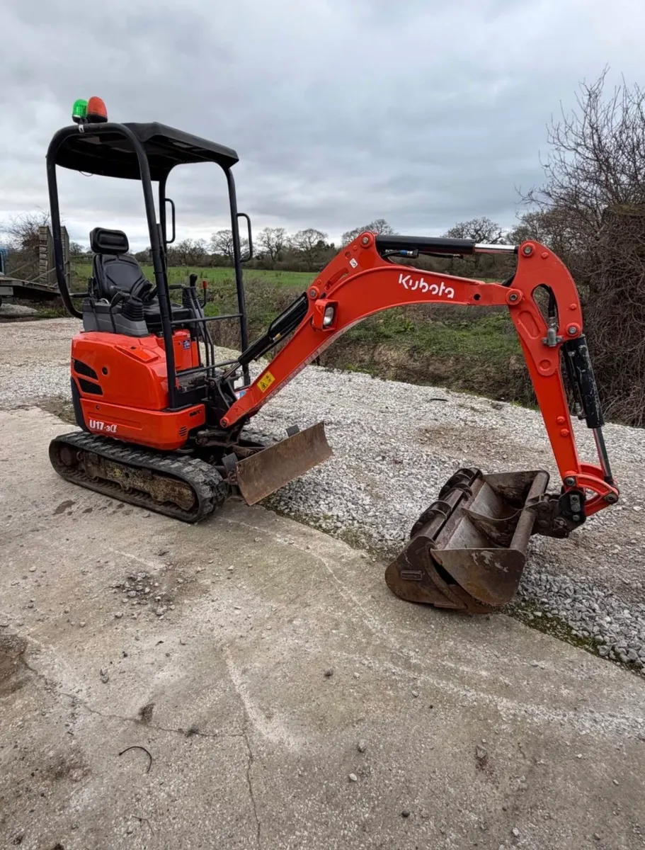 Mini Digger for hire with driver - Image 1