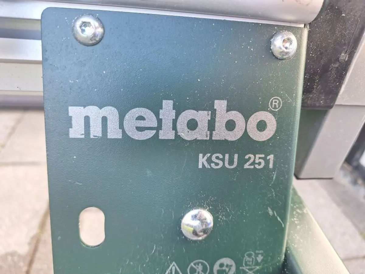 Metabo mitre saw + stand - Image 4