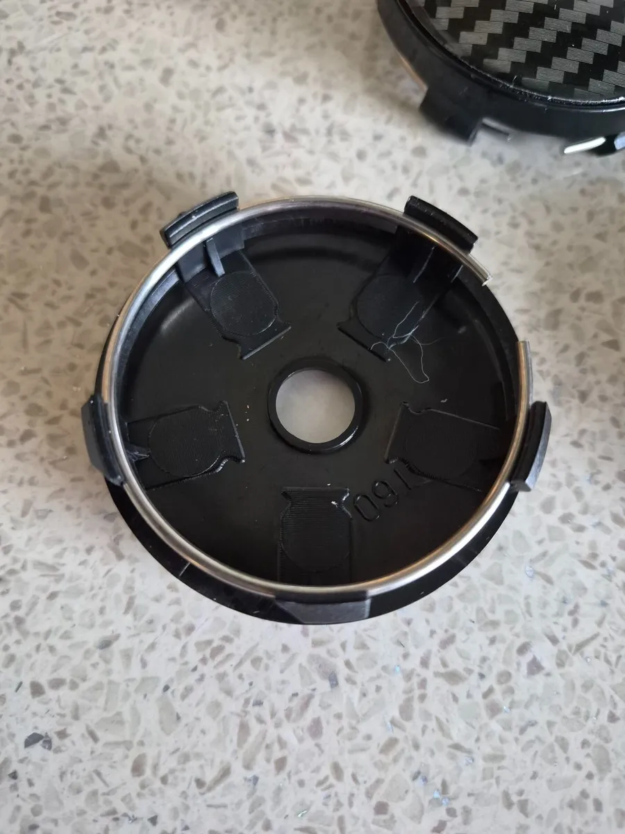 Carbon fibre centre caps - FREE POST - Image 2