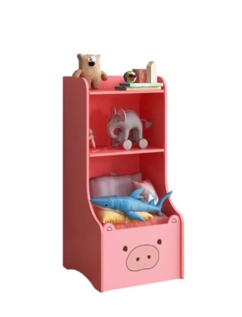 New Kids Storage Unit Toy Box Book Shelf - Image 1