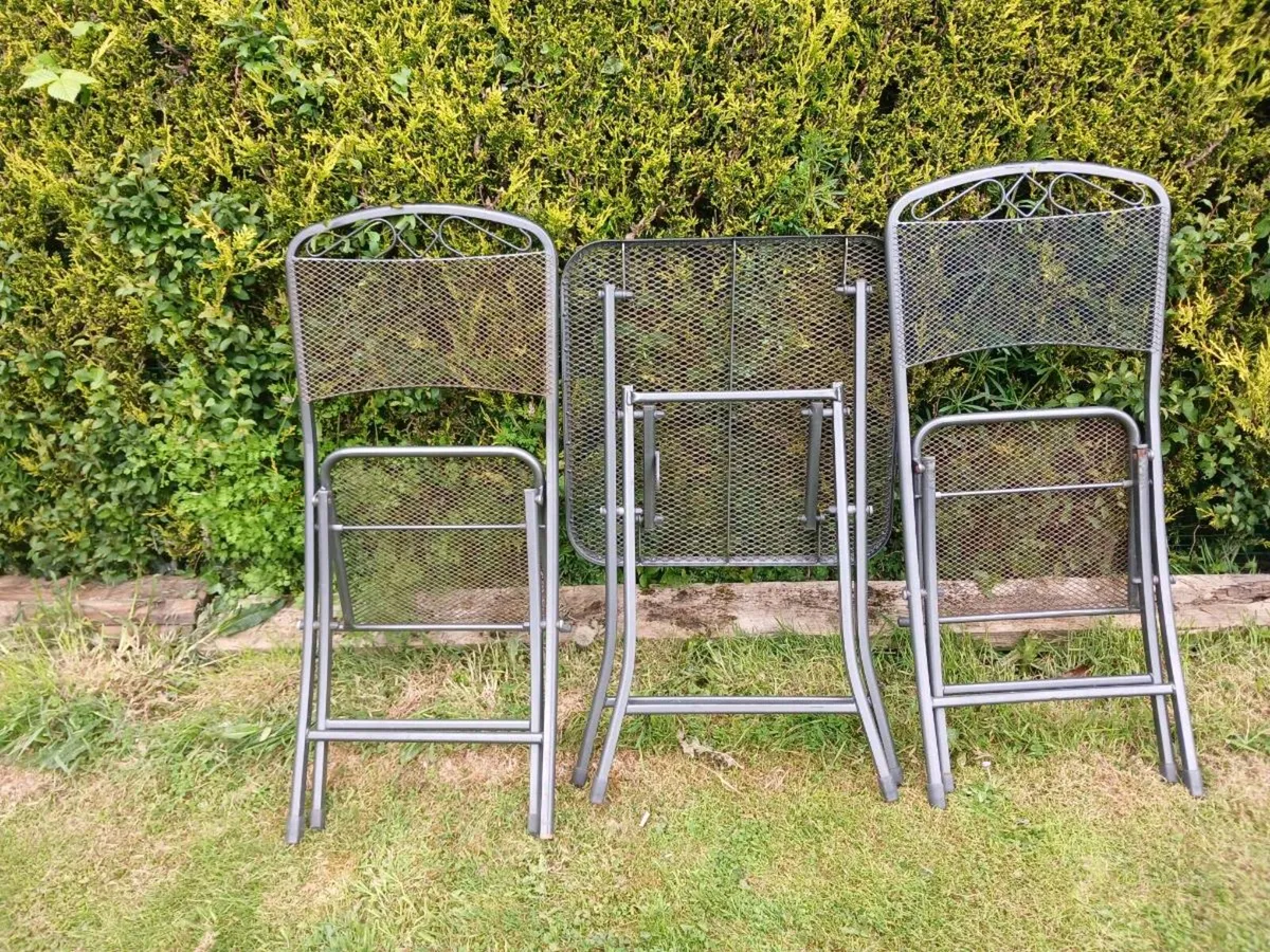 Metal bistro set - Image 2