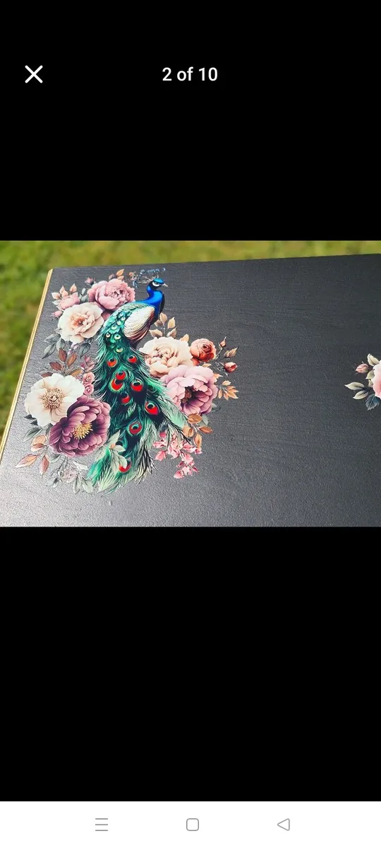 Side ebonised  table - Image 2