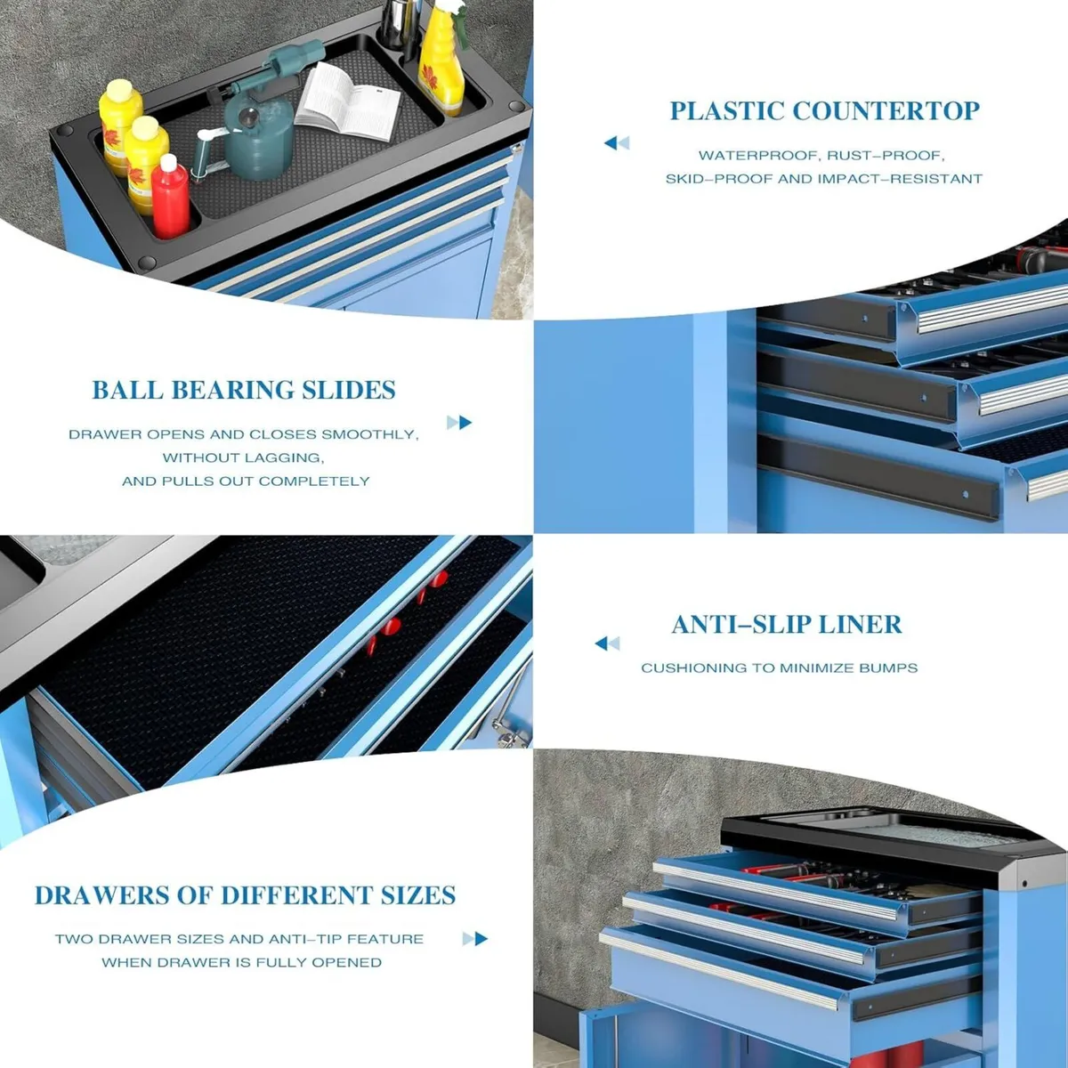 Rolling Tool Chest with LockKeys 360degrees - Image 4