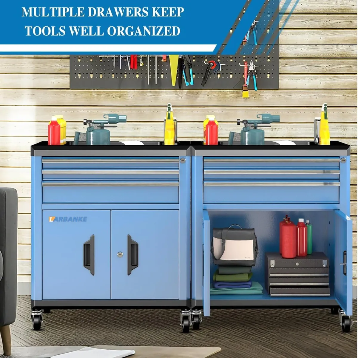 Rolling Tool Chest with LockKeys 360degrees - Image 2