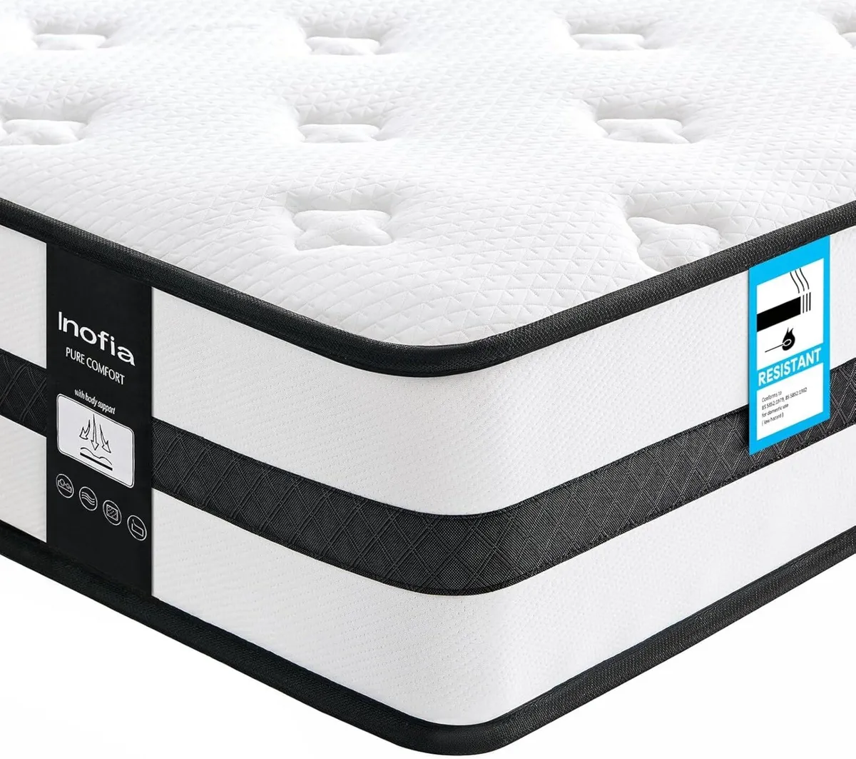 Single Mattresses Memory Foam Sprung 3FT 10.3 - Image 1