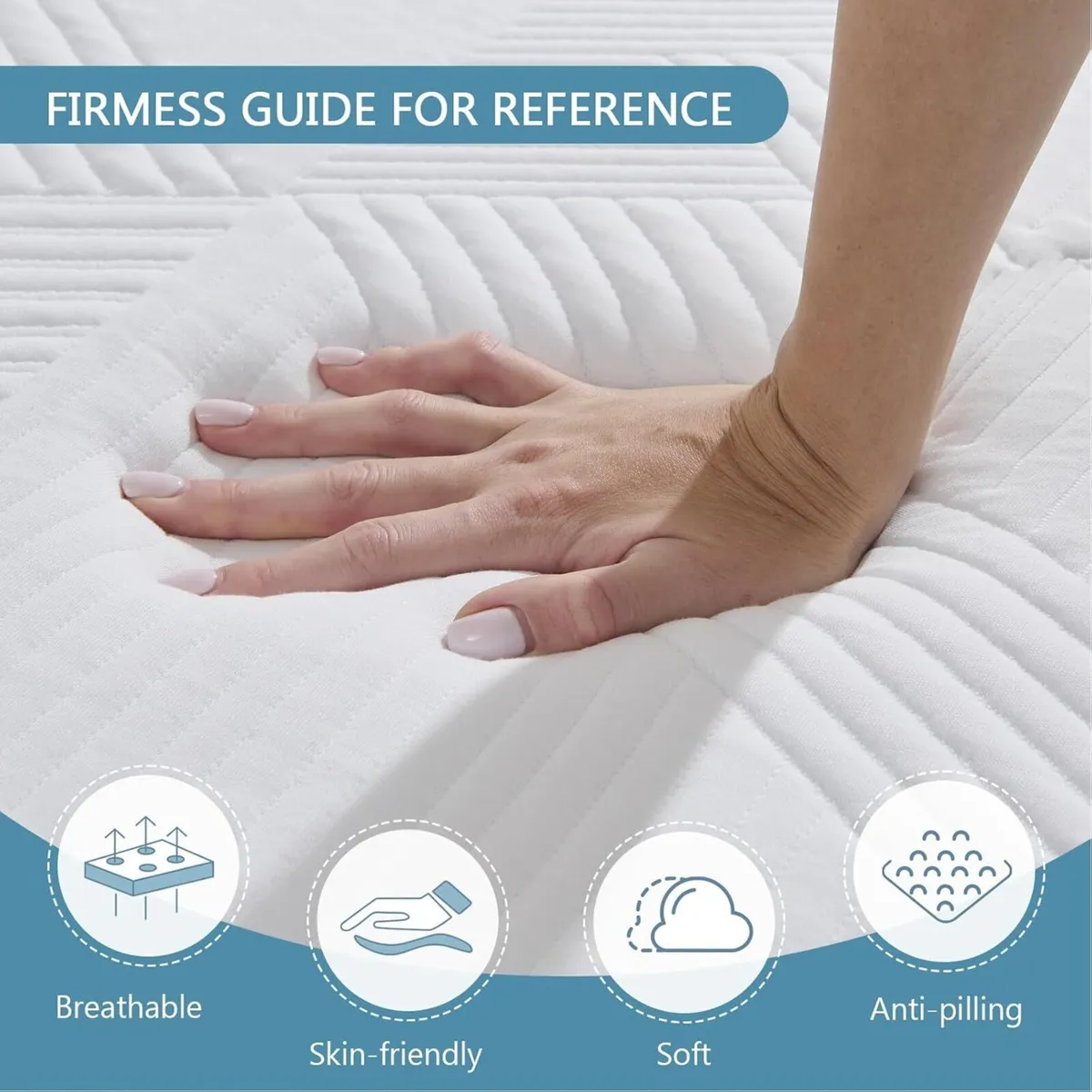 Folding Mattress 10cm King with Portable Pillow - Image 4