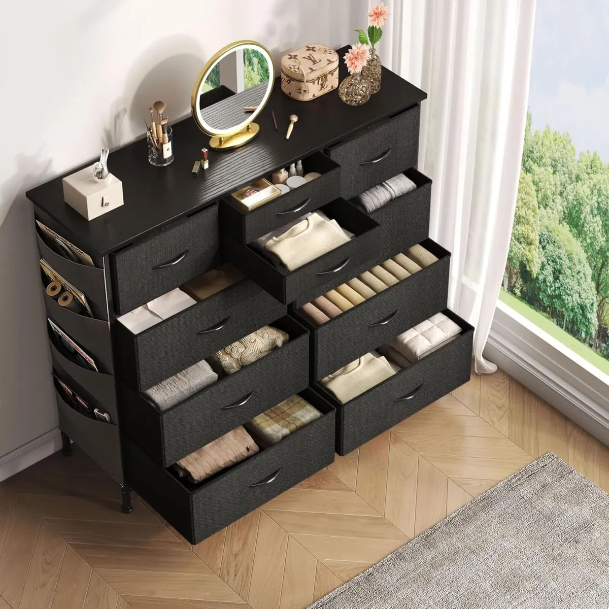 Chest of Drawers 100cm Wide Dresser for Bedroom - Image 3
