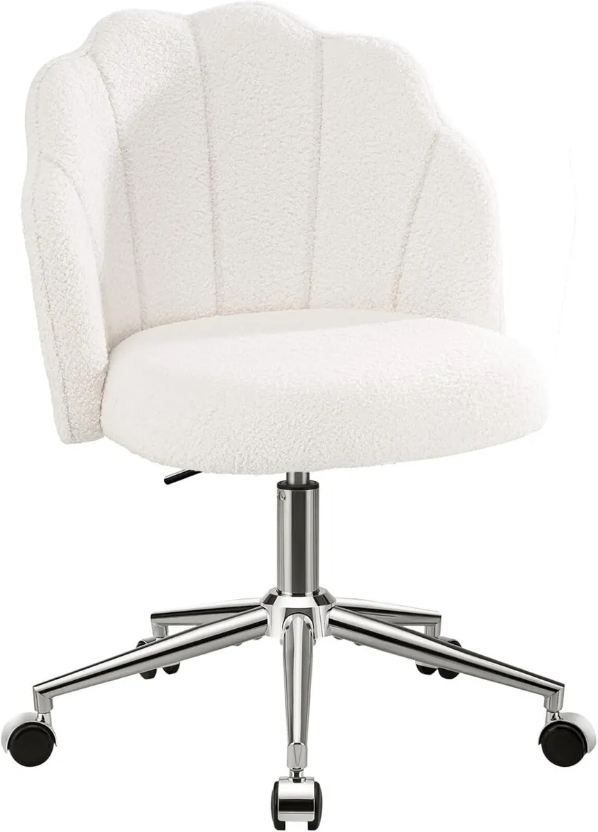 Vanity Chair for Dressing Table with Wheels - Image 1